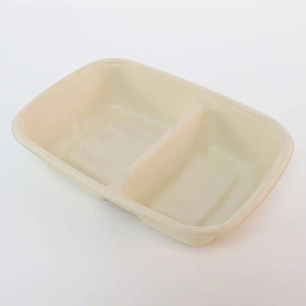 Rectangular Bagasse-Style Food Container with Lid Rectangular Bagasse-Style Food Container with Lid