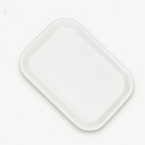 Rectangular Bagasse-Style Food Tray for Foodservice
