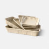 Rectangular Bagasse Tray for Foodservice Display