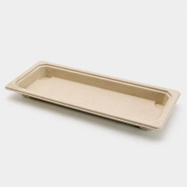 Rectangular Bagasse Tray for Foodservice Display