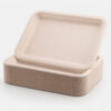 Rectangular Bagasse Tray for Foodservice Display