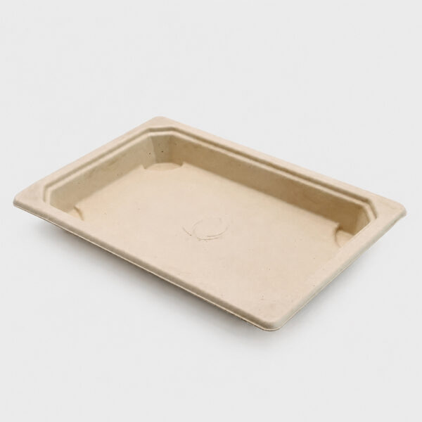Rectangular Bagasse Tray for Foodservice Display