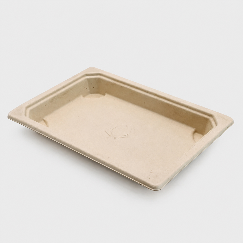 Rectangular Bagasse Tray for Foodservice Display