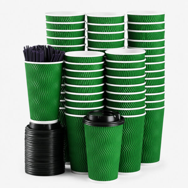 Ripple Wall Paper Cups for Coffee Beverage Supply Ripple Wall Paper Cups for Coffee Beverage Supply