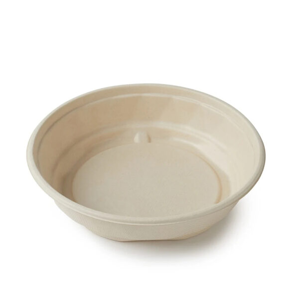 Round Bagasse Bowl with Lid for Deli Meals