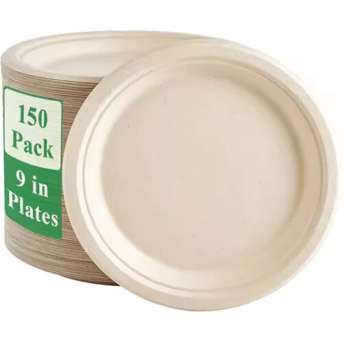 Round Bagasse Plates for Catering Foodservice Round Bagasse Plates for Catering Foodservice