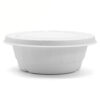 Round Molded Fiber Food Container with Takeout Lid