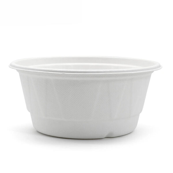 Round Molded Fiber Food Container with Takeout Lid