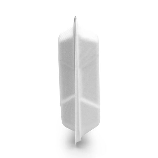 Square Bagasse Clamshell Takeout Box for Food Packaging Square Bagasse Clamshell Takeout Box for Food Packaging