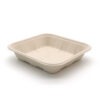 Square Bagasse-Style Food Tray for Takeaway