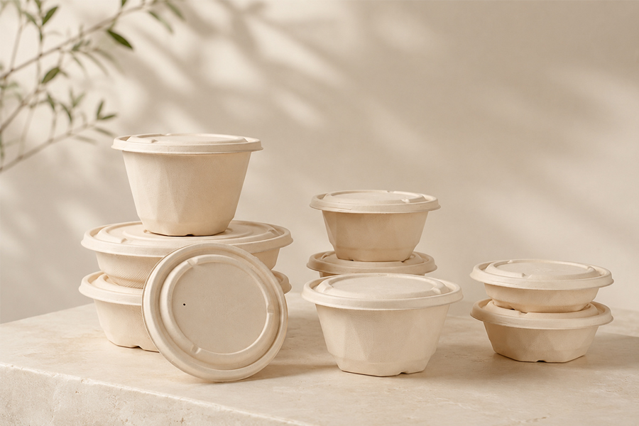 Sugarcane bagasse bowl range for wholesale, OEM, and private label packaging buyers