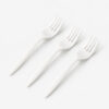 White Disposable Fork for Foodservice Catering White Disposable Fork for Foodservice Catering