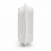 White Molded Fiber Clamshell Food Box for Takeout Meals White Molded Fiber Clamshell Food Box for Takeout Meals