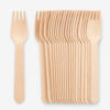 Wrapped Bamboo-Style Forks for Takeaway Meals Wrapped Bamboo-Style Forks for Takeaway Meals