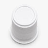 16 oz White Ribbed Disposable Beverage Cup