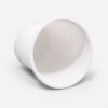 16 oz White Ribbed Disposable Beverage Cup