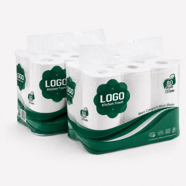 6-Roll Kitchen Paper Towels for Wholesale Supply 6-Roll Kitchen Paper Towels for Wholesale Supply