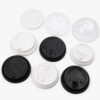 Assorted Flat and Dome Cup Lids for Beverage Cups