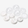 Assorted Flat and Dome Cup Lids for Beverage Cups
