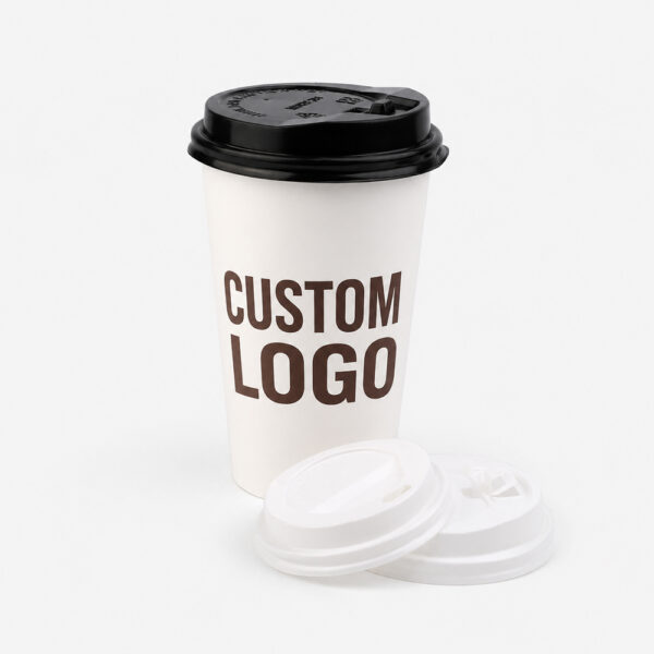 Assorted Flat and Dome Cup Lids for Beverage Cups