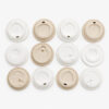 Assorted Molded Fiber Cup Lids for Beverage Service