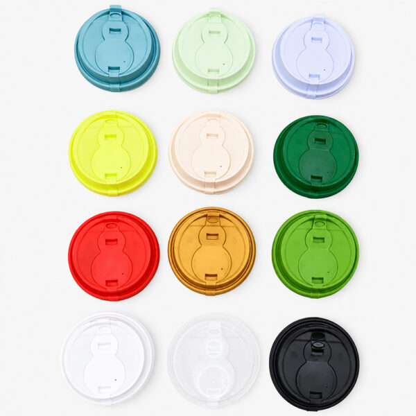 Assorted Sip-Through Cup Lids for Hot Drink Service