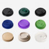 Assorted Sip-Through Cup Lids for Hot Drink Service