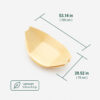 Bamboo Boat Serving Tray for Sushi and Appetizers Bamboo Boat Serving Tray for Sushi and Appetizers