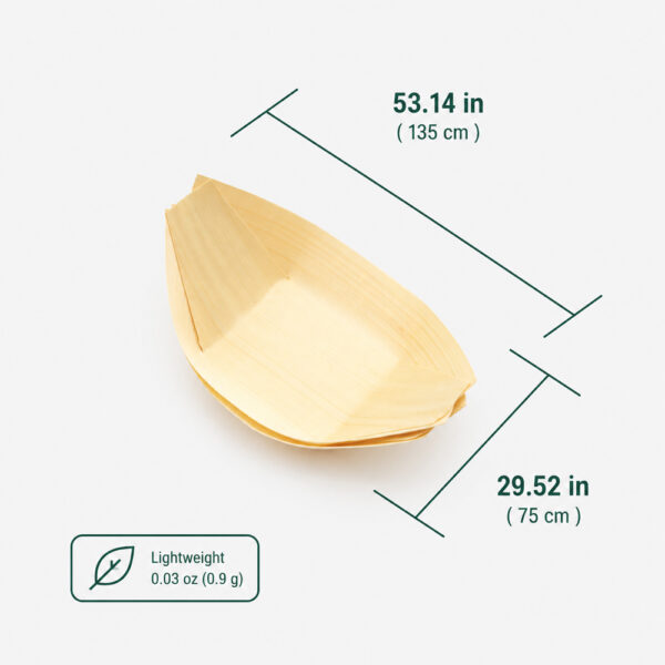 Bamboo Boat Serving Tray for Sushi and Appetizers Bamboo Boat Serving Tray for Sushi and Appetizers