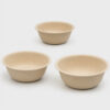 Bamboo Fiber Bowl with Fitted Lid for Takeaway Meals Bamboo Fiber Bowl with Fitted Lid for Takeaway Meals