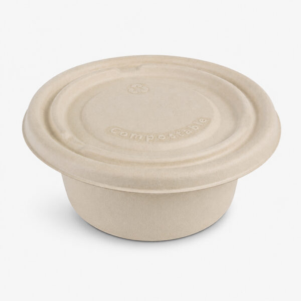 Bamboo Fiber Bowl with Lid for Soup and Rice Meals