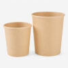 Bamboo Fiber Kraft Paper Soup Bowl with Vented Lid