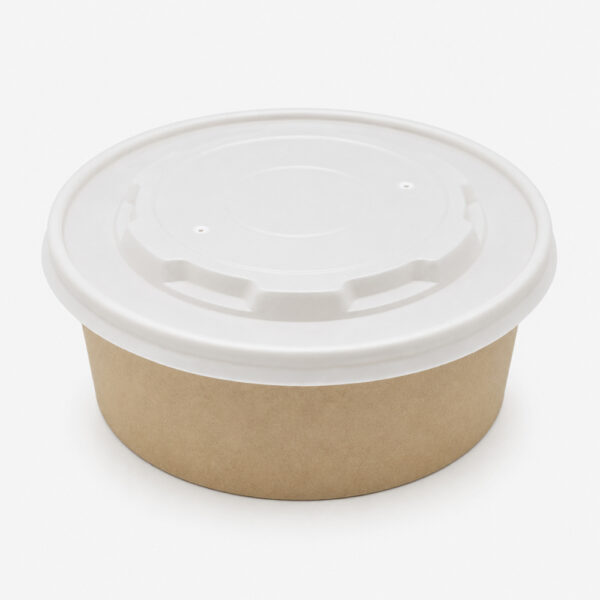 Bamboo Fiber Paper Bowl with Fitted Lid for Takeaway Bamboo Fiber Paper Bowl with Fitted Lid for Takeaway