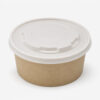 Bamboo Fiber Paper Bowl with Fitted Lid for Takeaway Bamboo Fiber Paper Bowl with Fitted Lid for Takeaway