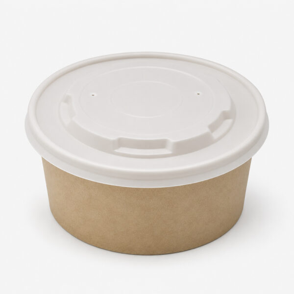 Bamboo Fiber Paper Bowl with Fitted Lid for Takeaway Bamboo Fiber Paper Bowl with Fitted Lid for Takeaway