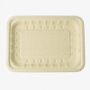 Bamboo Fiber Rectangular Tray for Fresh Food Packaging Bamboo Fiber Rectangular Tray for Fresh Food Packaging