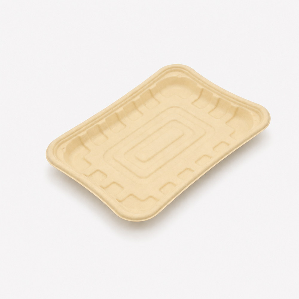 Bamboo Fiber Tray for Fresh Meat and Produce Display