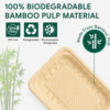 Bamboo Fiber Tray for Fresh Meat and Produce Display Bamboo Fiber Tray for Fresh Meat and Produce Display