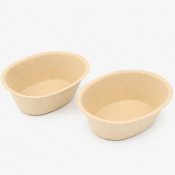 Bamboo Pulp Bowl for Salad and Snack Serving Bamboo Pulp Bowl for Salad and Snack Serving