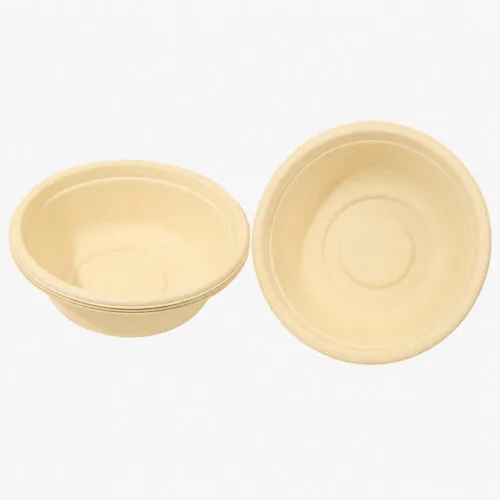 Bamboo Pulp Bowl with Fitted Dome Lid for Meals
