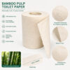 Bamboo Pulp Toilet Tissue Rolls for Wholesale Supply Bamboo Pulp Toilet Tissue Rolls for Wholesale Supply