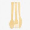 Bamboo-Style Cutlery Set in Bulk Carton Pack Bamboo-Style Cutlery Set in Bulk Carton Pack