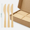Bamboo-Style Cutlery Set in Bulk Carton Pack Bamboo-Style Cutlery Set in Bulk Carton Pack