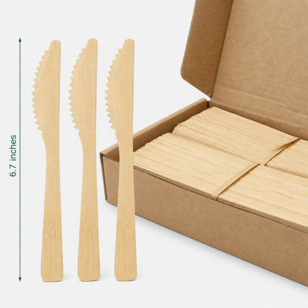 Bamboo-Style Cutlery Set in Bulk Carton Pack Bamboo-Style Cutlery Set in Bulk Carton Pack