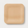 Bamboo-Style Disposable Plates for Event Catering