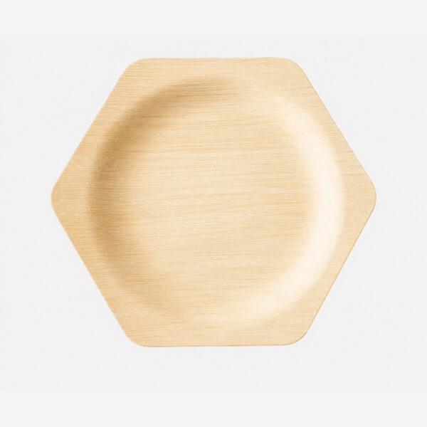 Bamboo-Style Plates for Catering Events Bamboo-Style Plates for Catering Events