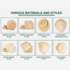 Bamboo-Style Plates for Catering Events Bamboo-Style Plates for Catering Events