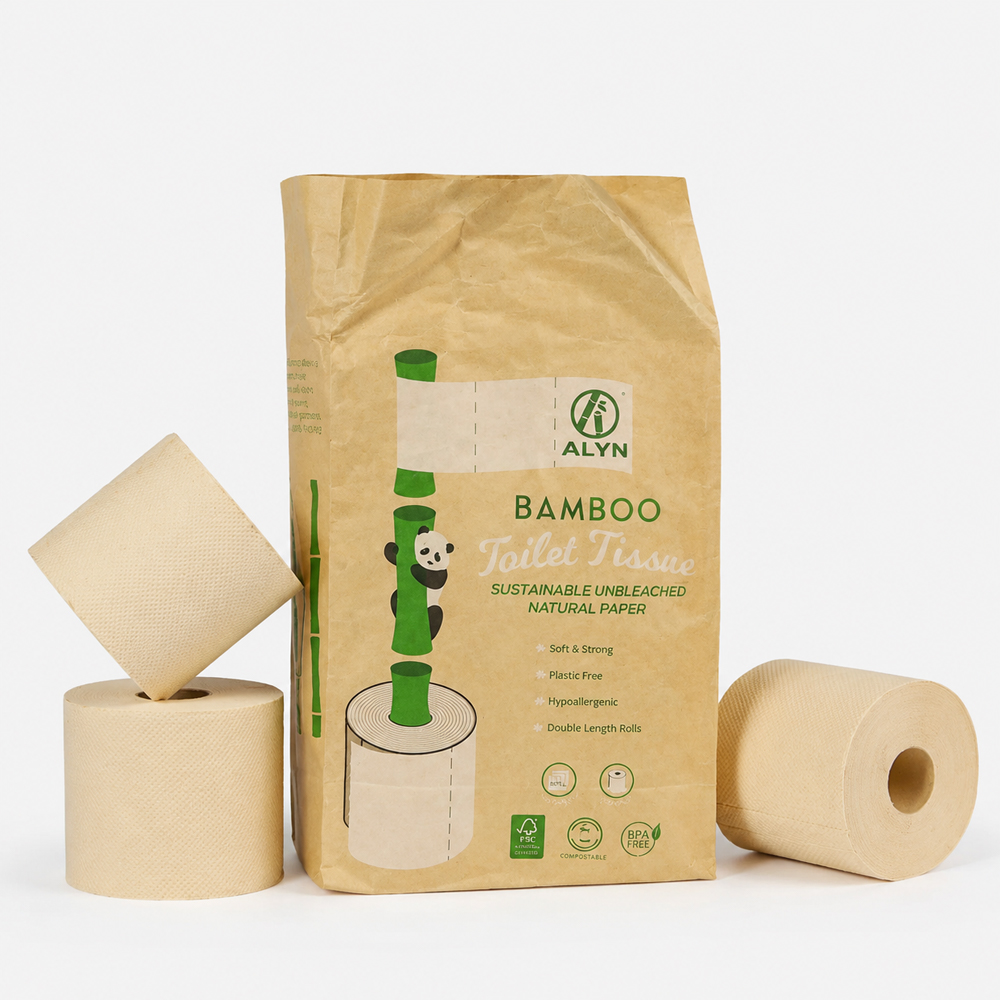 Bamboo Toilet Paper Rolls for Wholesale Supply
