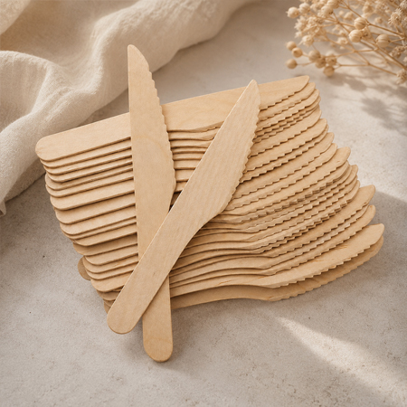 Bamboo cutlery for cafés food trucks and quick-service restaurants