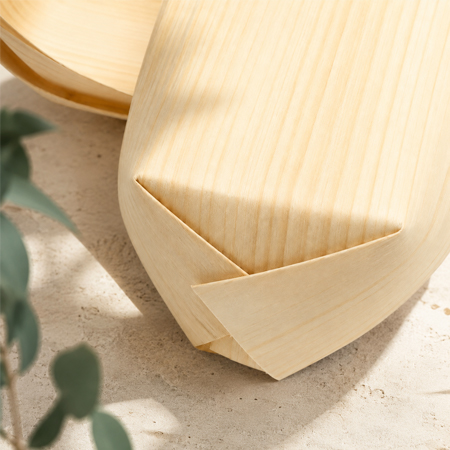 Bamboo fiber foodservice trays for importers and wholesalers
